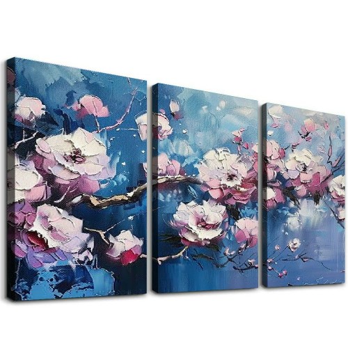 Framed Flower Bouquet Canvas Prints – Elegant Wall Art for Home