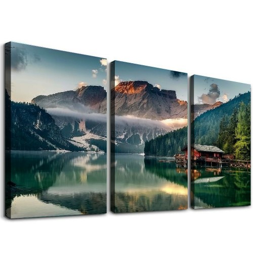 Dreamy Mountain Canvas Prints – Nature-Inspired Wall Art for Bedroom