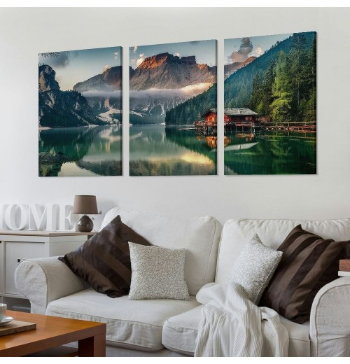 Dreamy Mountain Canvas Prints – Nature-Inspired Wall Art for Bedroom