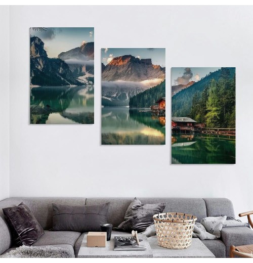 Dreamy Mountain Canvas Prints – Nature-Inspired Wall Art for Bedroom