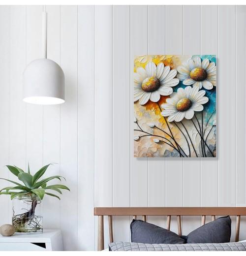 Floral Bloom Canvas Prints – Soft Pastel Wall Art for Living Room or Nursery