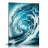 Coastal Beach Canvas Wall Art – Soothing Seascape Prints for Bathroom or Bedroom