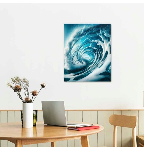 Coastal Beach Canvas Wall Art – Soothing Seascape Prints for Bathroom or Bedroom