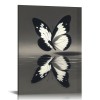 Handmade Butterfly Canvas Wall Art – Modern Framed Decor for Living Room, Bedroom, or Office